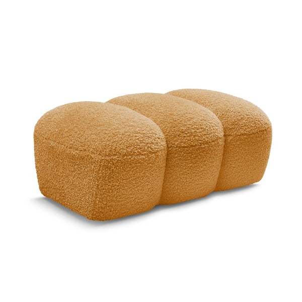 Mustársárga buklé lábtartó Hippolyte – Bobochic Paris-image-3