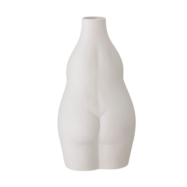 Elora fehér agyagkerámia váza, magasság 18 cm - Bloomingville-image-3