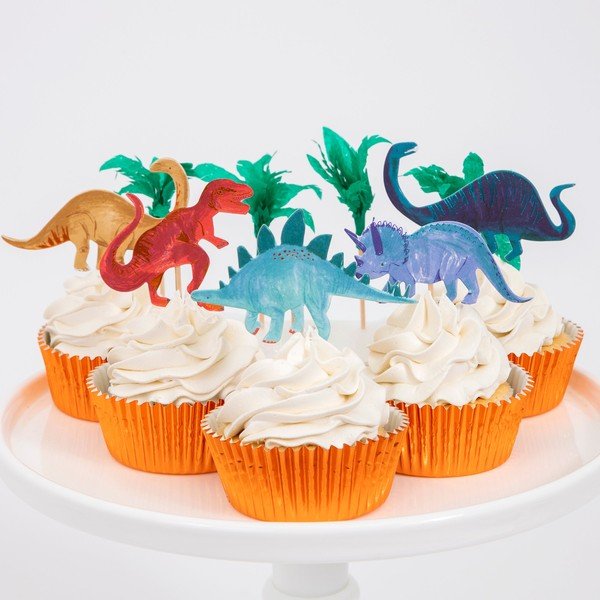Muffin sütőpapír szett 24 db-os Dinosaur Kingdom – Meri Meri-image-2