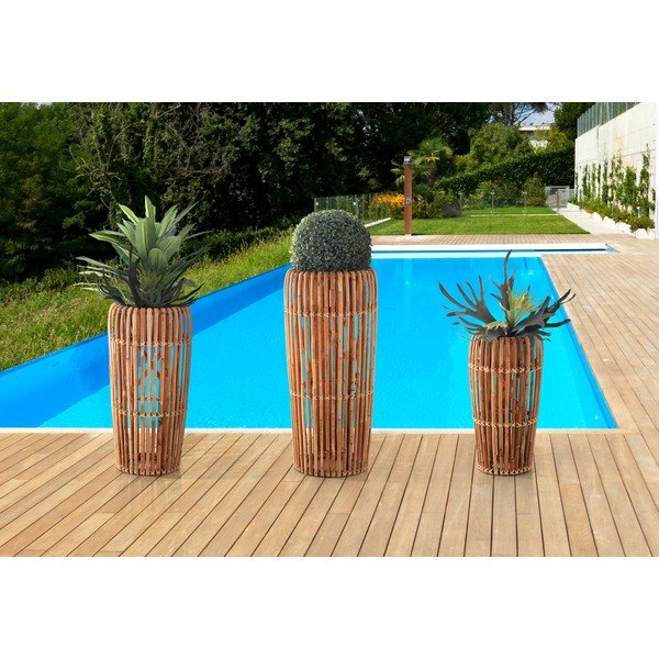 Alan rattan váza, magasság 75 cm - Tomasucci-image-1