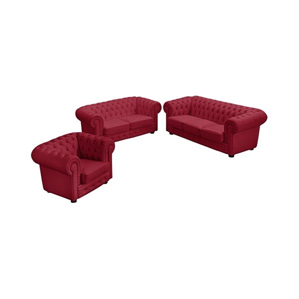 Bridgeport Nappa piros bőrfotel - Max Winzer-image-1