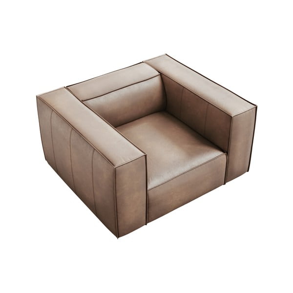 Világosbarna bőr fotel Madame – Windsor & Co Sofas-image-3