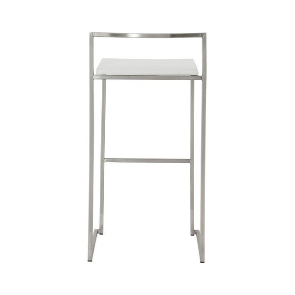 Meto bárszék fehér üléssel, ülésmagasság 74 cm - Kokoon-image-1
