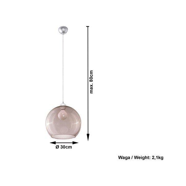 Bilbao szürke mennyezeti lámpa - Sollux-image-2