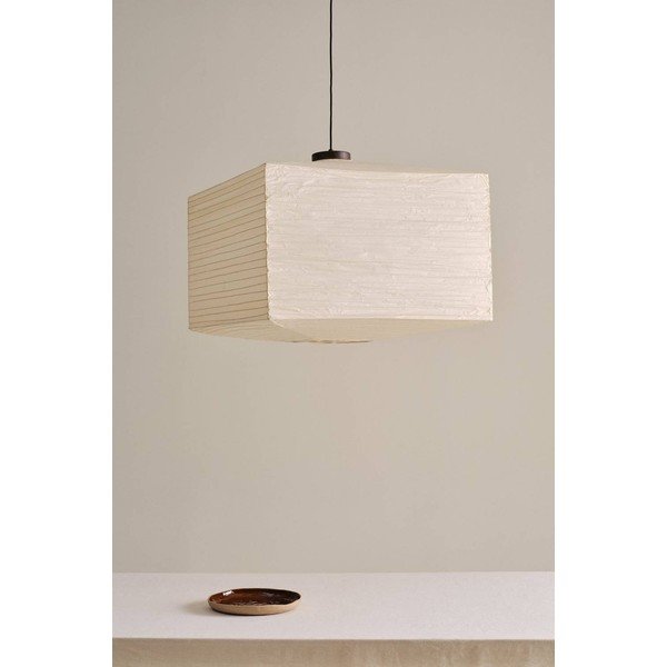 Bézs papír függőlámpa ø 70 cm Signe – Jotex-image-2