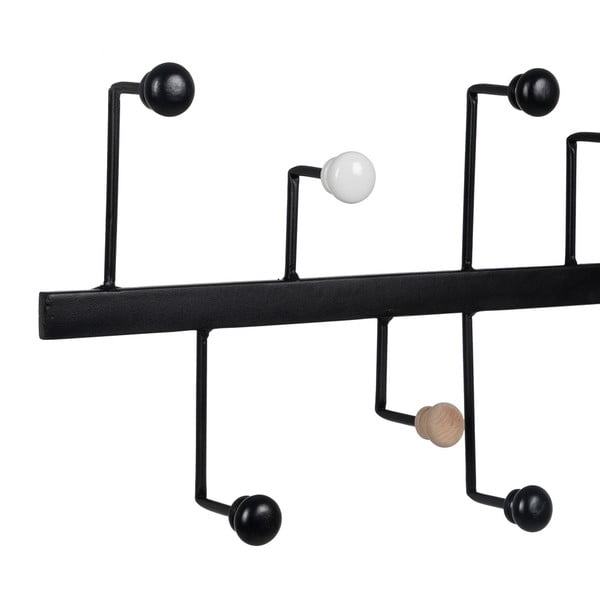 Fekete fém fali fogas – Ixia-image-3