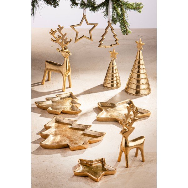 Fém karácsonyi figura (magasság 21,5 cm) Noelle Christmas Tree – Ladelle-image-3