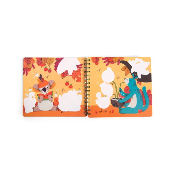 Vízfestő könyv Dans la Jungle - Moulin Roty-image-4