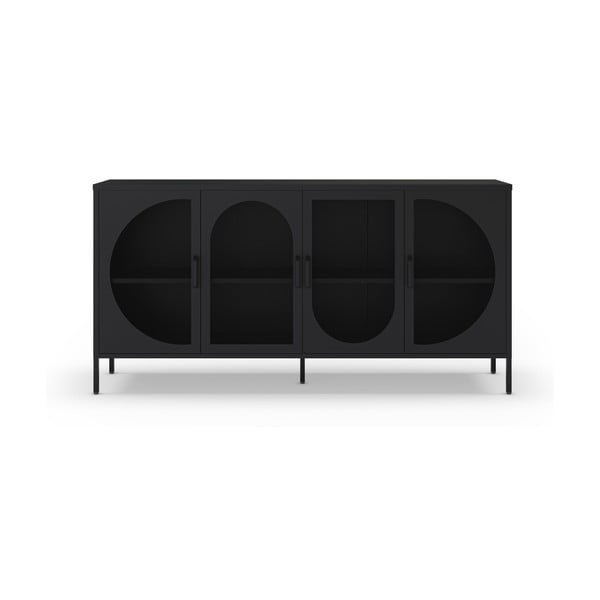 Fekete komód 160x90 cm Tayra – Marckeric