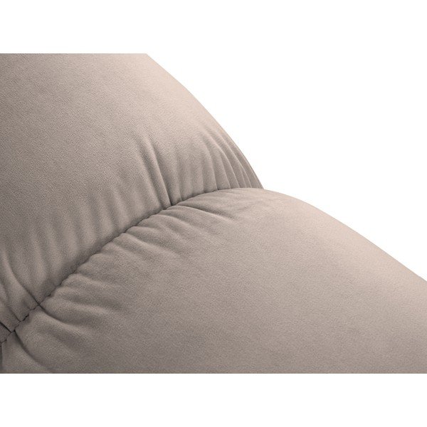 Világosbarna bársony moduláris lábtartó Bellis – Micadoni -image-1