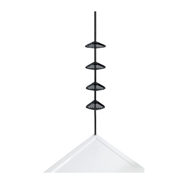 Fekete teleszkópos fürdőszobai sarokpolc Opal – Allstar-image-4