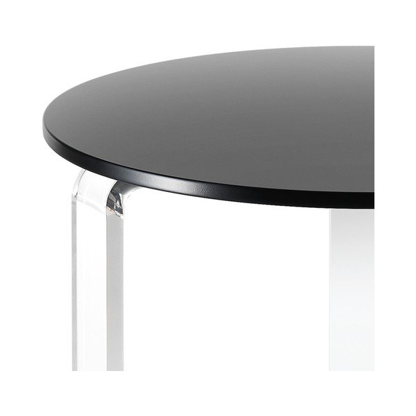 Poole fekete dohányzóasztal, ⌀ 48 cm - Tomasucci-image-1