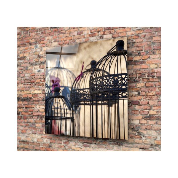 Cages üvegkép, 50 x 50 cm - 3D Art-image-1