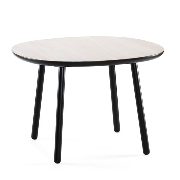 Naïve fekete-fehér étkezőasztal, ⌀ 110 cm - EMKO