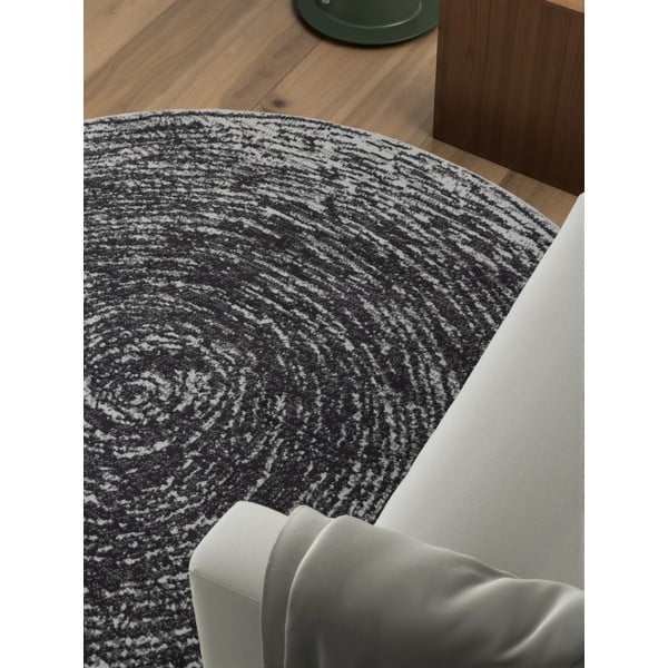 Szürke kerek szőnyeg ø 120 cm Gloria Cavallo – Hanse Home-image-2