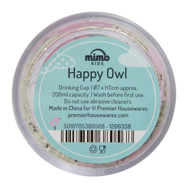 Happy Owl gyerekpohár, 200 ml - Premier housewares-image-1