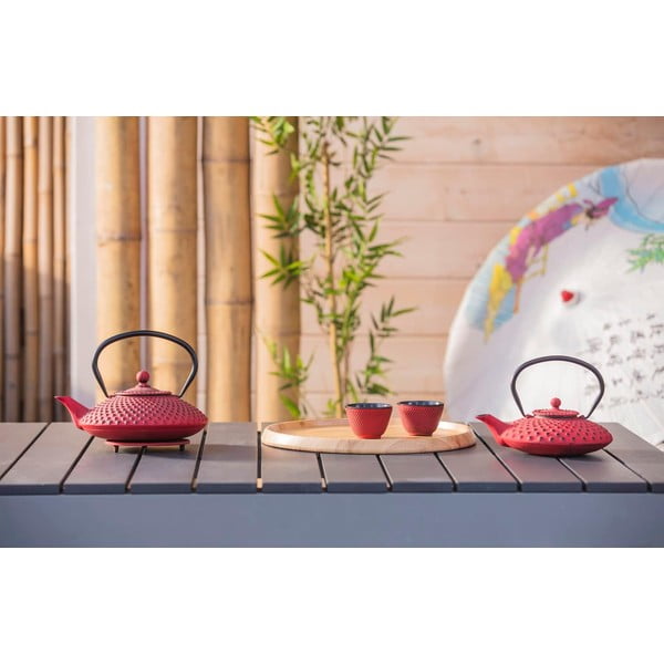 Jing kék öntöttvas teáskanna alátét, ⌀ 13,4 cm - Bredemeijer-image-1