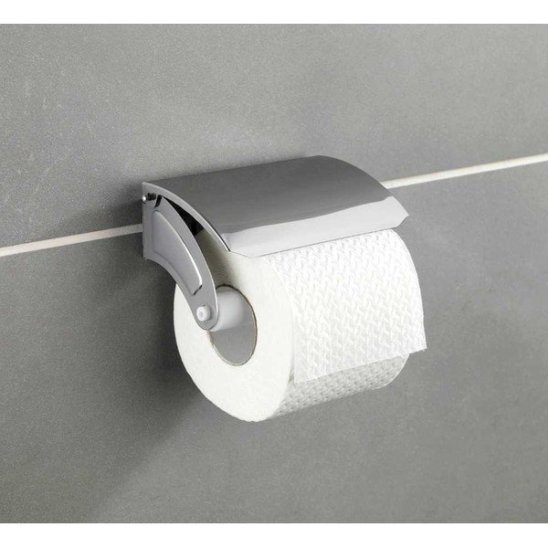 Basic fali WC-papír tartó, fedéllel - Wenko-image-1