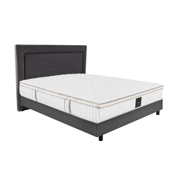 Majeste Classic kétszemélyes ágy matraccal és ágytámlával, 200 x 200 cm - Palaces de France