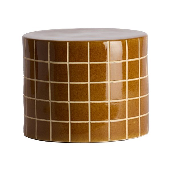 Kerámia kerek tárolóasztal ø 42 cm Maucho – Light & Living