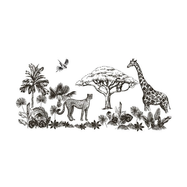 Savanna dekorációs falmatrica - Ambiance-image-1