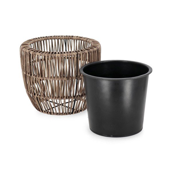 Műanyag-műrattan virágcserép készlet 3 db-os ø 44 cm Ayun – Bizzotto-image-2