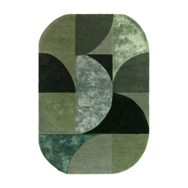 Sötétzöld gyapjú szőnyeg 200x300 cm Forest – Asiatic Carpets