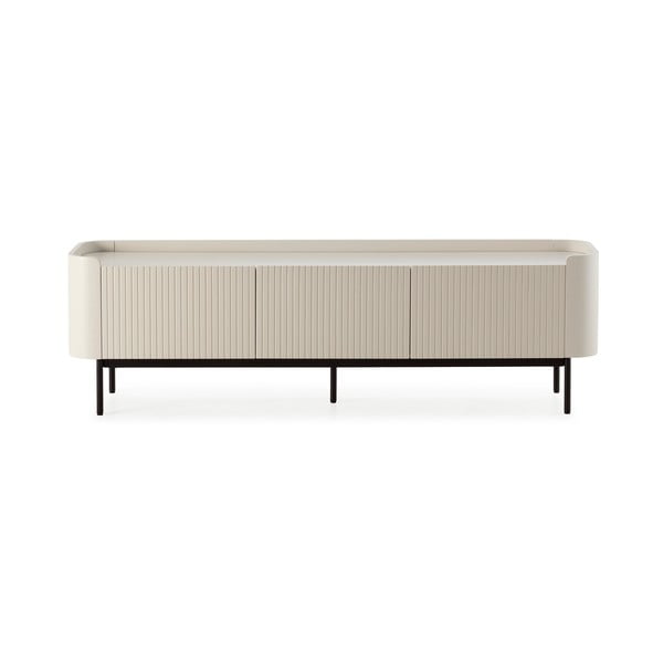 Krémszínű TV-állvány 180x55x40 cm Willa – MOME
