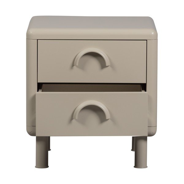 Bézs fém éjjeliszekrény Rune – WOOOD-image-3