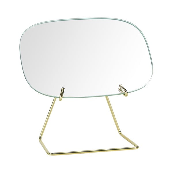Asztali tükör, aranyszínű talppal - Miss Étoile