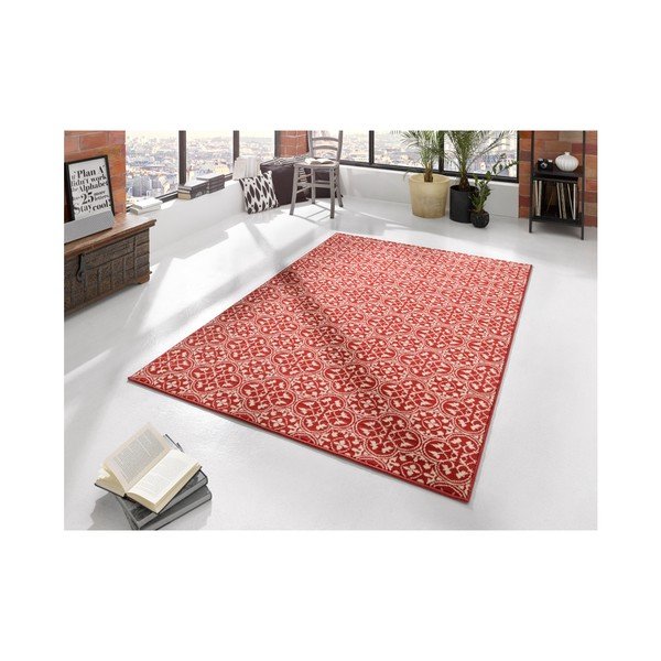 Gloria Pattern piros futószőnyeg, 80 x 200 cm - Hanse Home-image-1