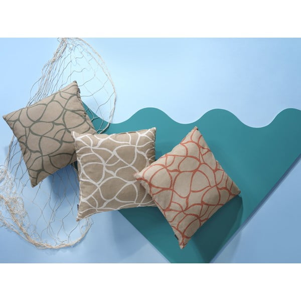 Pearl bézs-narancssárga kültéri párna, 50 x 50 cm - Hartman-image-3