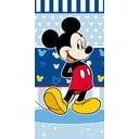 Kék frottír gyerek fürdőlepedő 70x140 cm Mickey – Jerry Fabrics