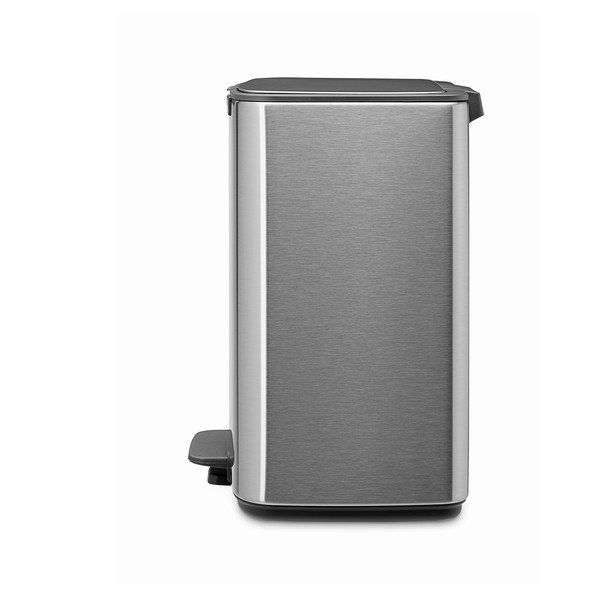 Matt ezüstszínű acél pedálos szemetes 12 l Bo – Brabantia-image-3