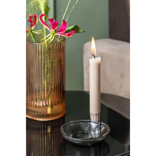 Tub szürke üveg gyertyatartó - PT LIVING-image-1