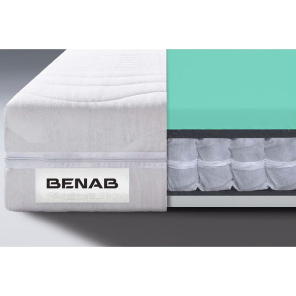Kemény-közepes keménységű kétoldalas rugós matrac 140x200 cm Standard Pocket – BENAB-image-3