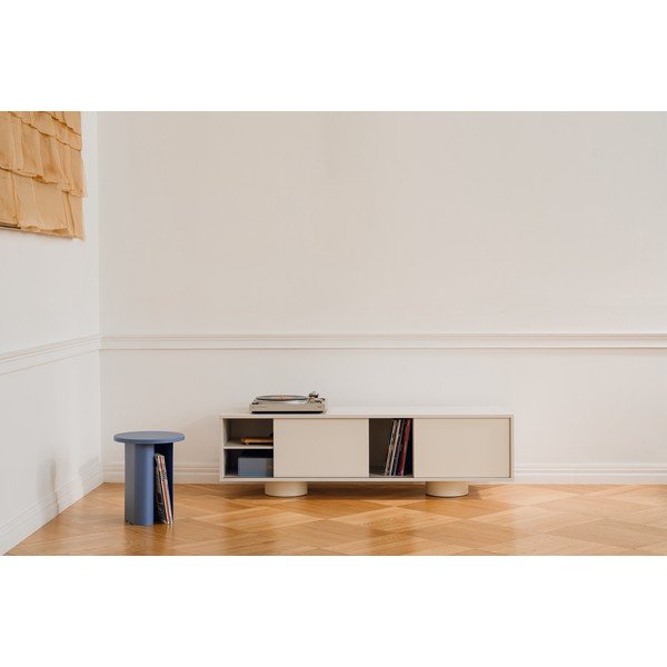 Szürkésbézs TV-állvány 160x48x42 cm Taro – noo.ma-image-1