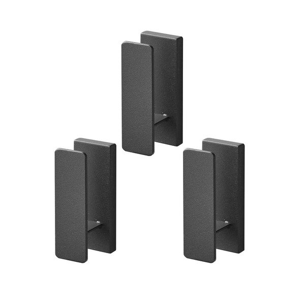 Fekete fali fém akasztó szett 3 db-os Tower – YAMAZAKI