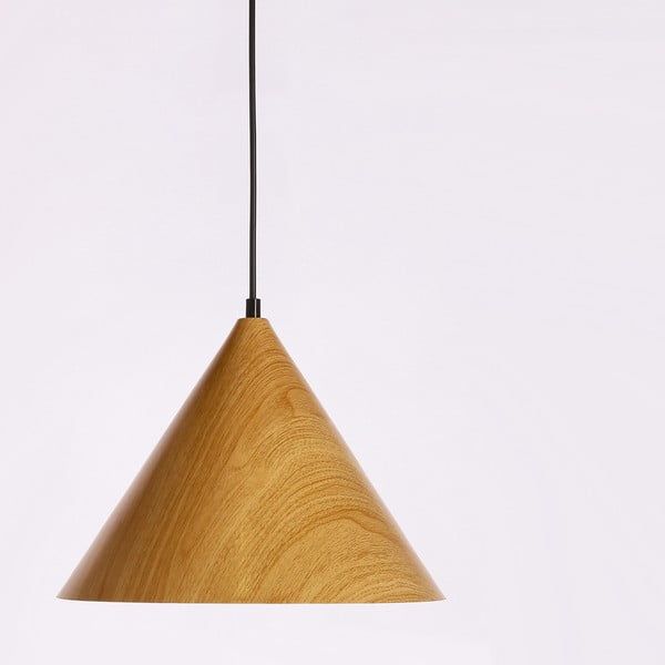 Barna függőlámpa fém búrával ø 32 cm Dunca – Candellux Lighting-image-1