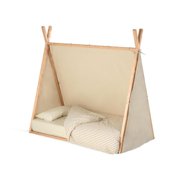 Natúr színű gyerekágy 70x140 cm Maralis Teepee – Kave Home-image-4