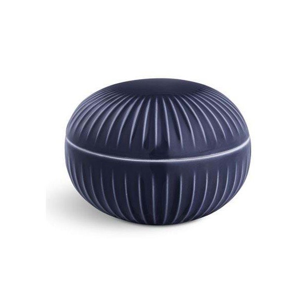 Hammershoi sötétkék porcelán doboz, ⌀ 11,5 cm - Kähler Design