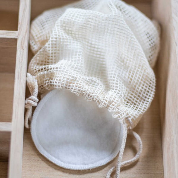 Sminkeltávolító vattakorong készlet 10 db-os Clean - Mette Ditmer Denmark-image-1