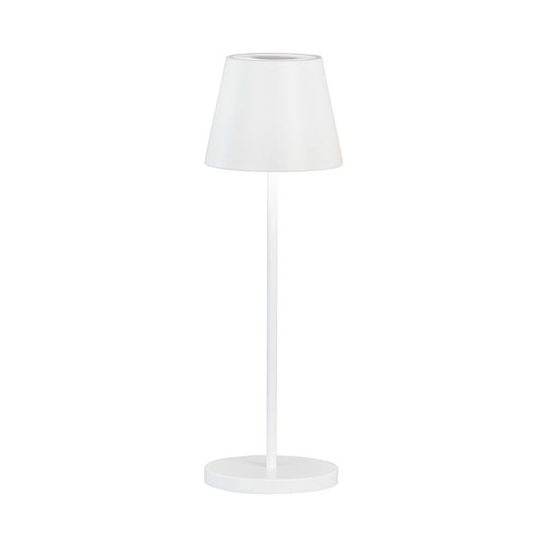 Fehér LED dimmelhető asztali lámpa fém búrával (magasság 34 cm) Cosenza 2.0 – Fischer & Honsel