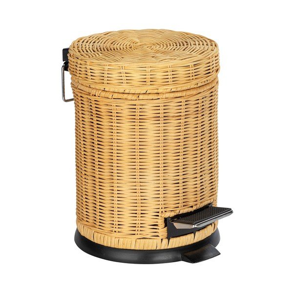 Manilla pedálos szemetes fonott felülettel, 3 l - Wenko-image-1