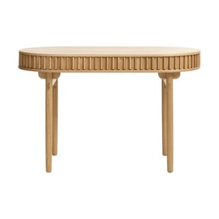 Íróasztal tölgyfa dekorral 60x120 cm Carno – Unique Furniture