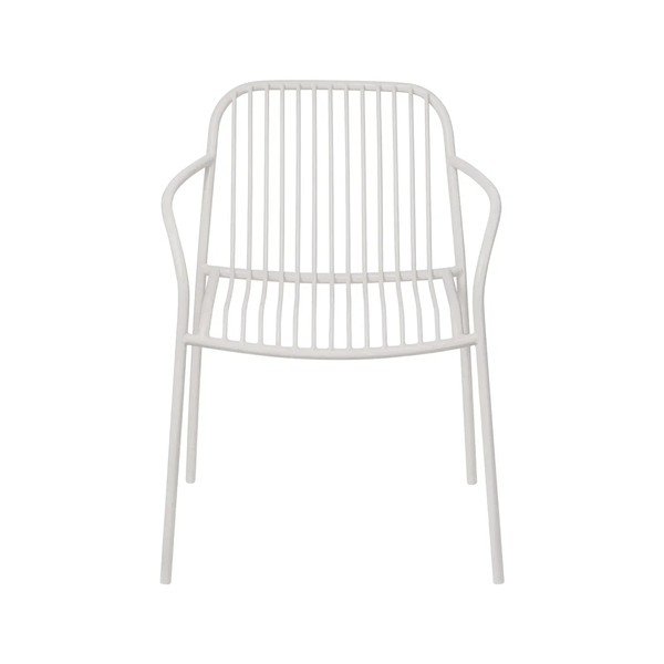 Világosszürke fém kerti szék Yua Wire – Blomus-image-2