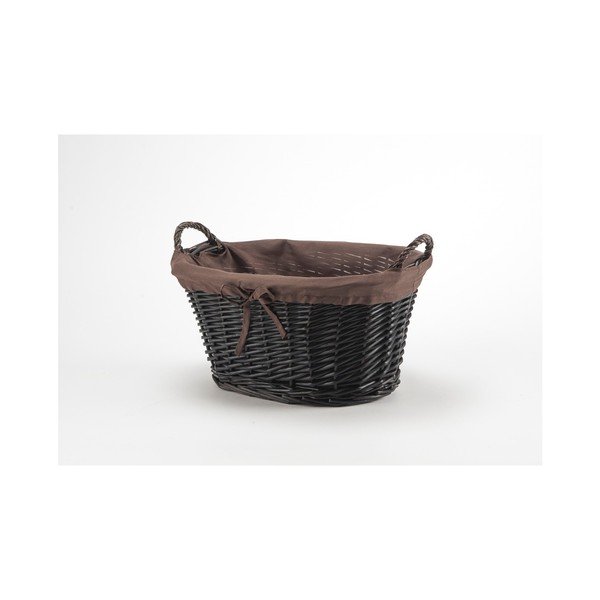 Lima barna fonott kosár, szélesség 43 cm - Compactor-image-1