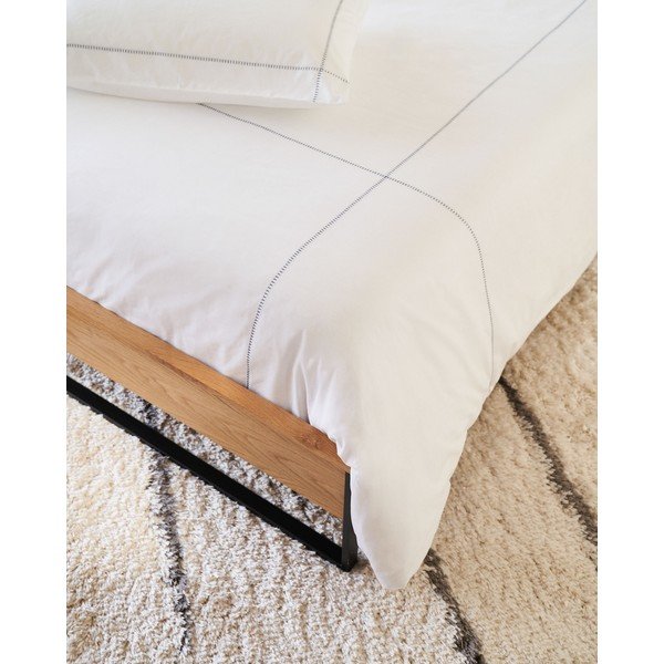 Natúr színű egyszemélyes ágy ágyráccsal 90x190 cm Taiana – Kave Home-image-4