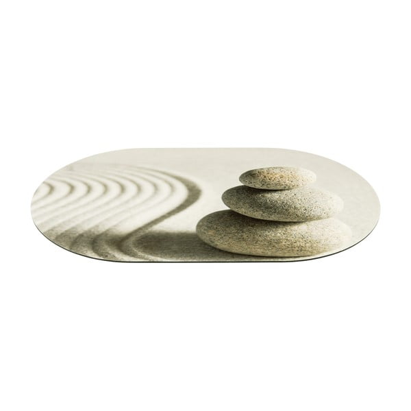 Bézs fürdőszobai kilépő 50x80 cm Sand & Stone – Wenko