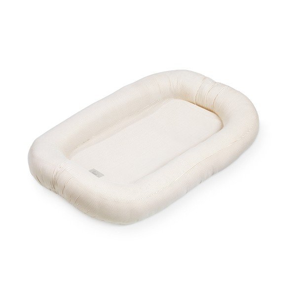 Bézs babafészek 52x84 cm Classic Stripes Camel – Cam Cam Copenhagen